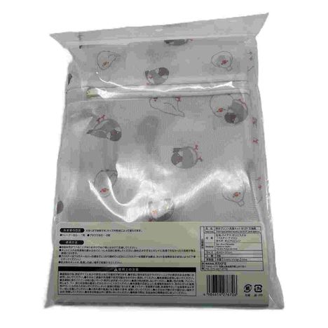 厚手プリント洗濯ネットＭ２Ｐ文鳥柄の2番目の写真