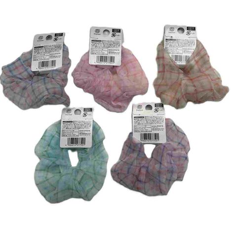 シュシュ　チェック柄の2番目の写真